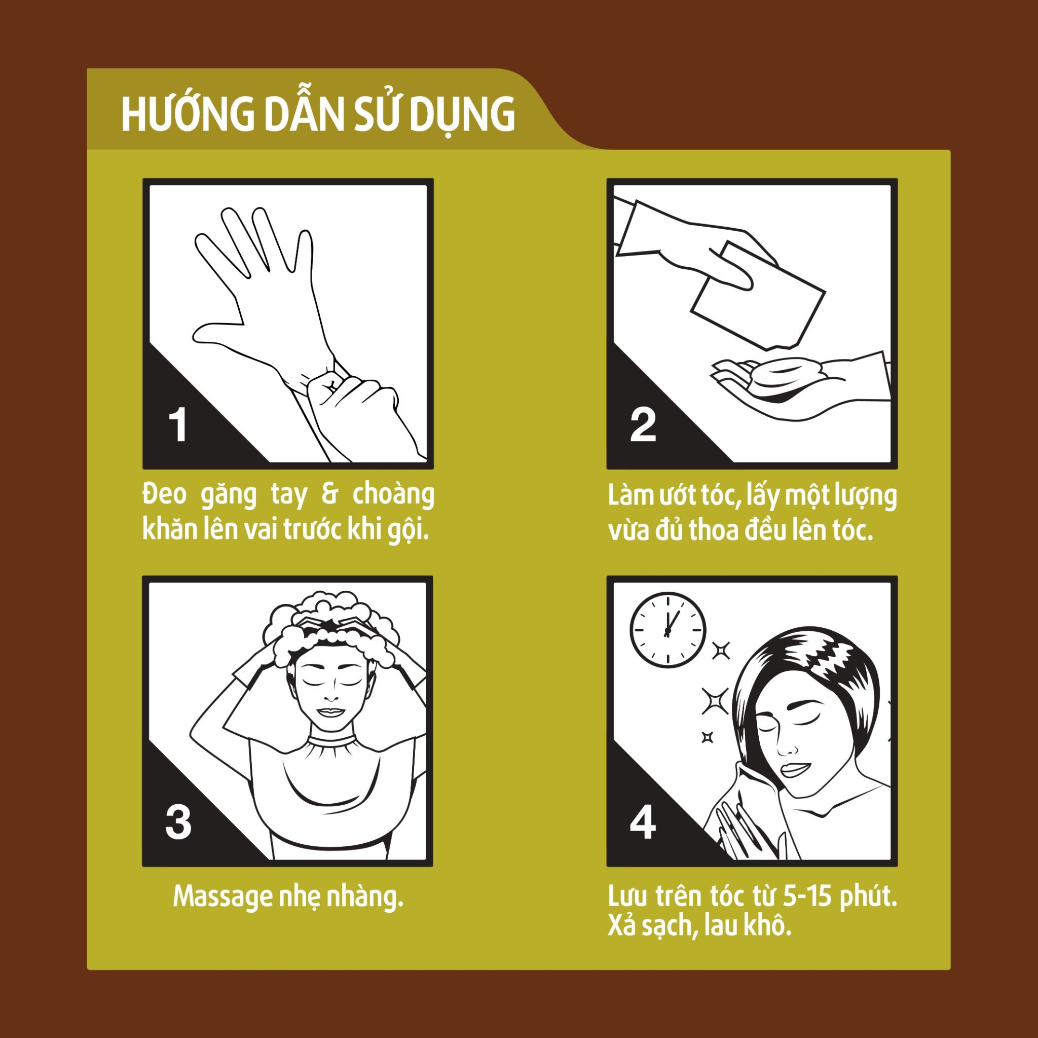 Kem Nhuộm Phủ Bạc Tóc Cao Cấp 60ml - L1 Đen Tuyền