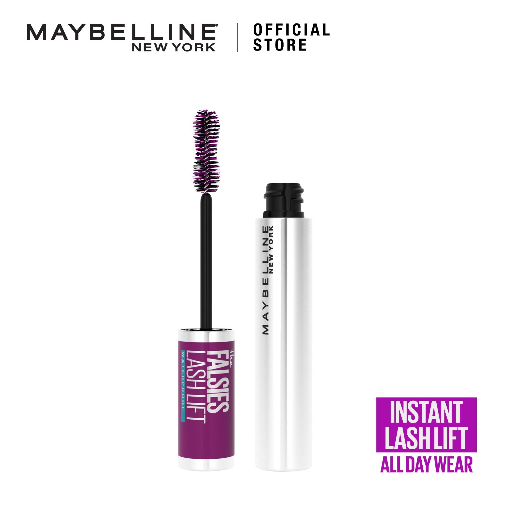 Mascara Maybelline Falsies Lash Lift Waterproof Dày Và Cong Mi 8.6ml .#Very Black