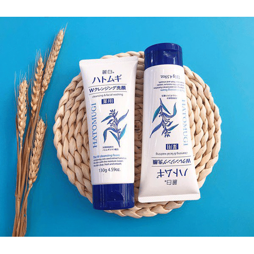 Sữa rửa mặt trắng da Hatomugi 170gr