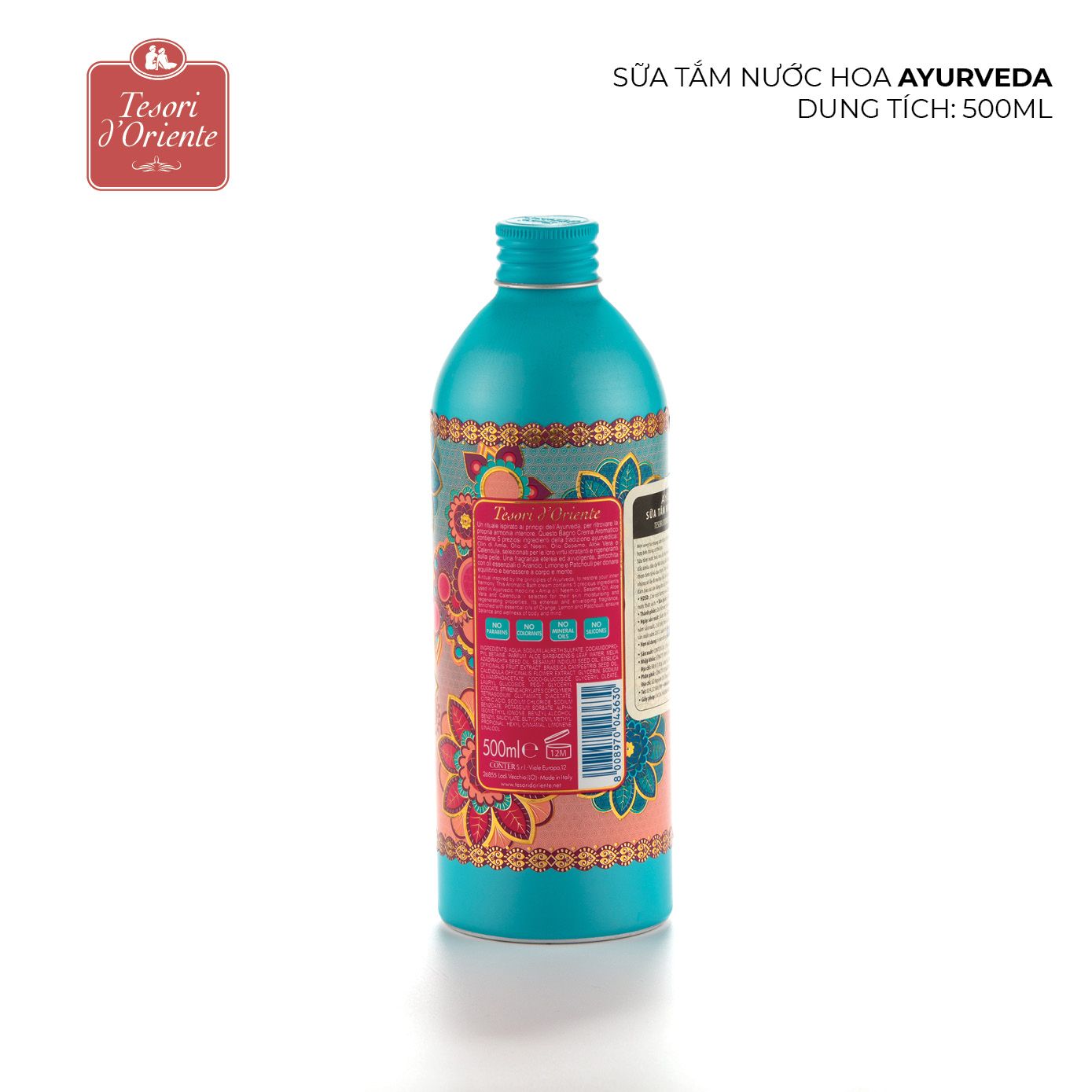 Sữa tắm nước hoa Ayurveda 500ml