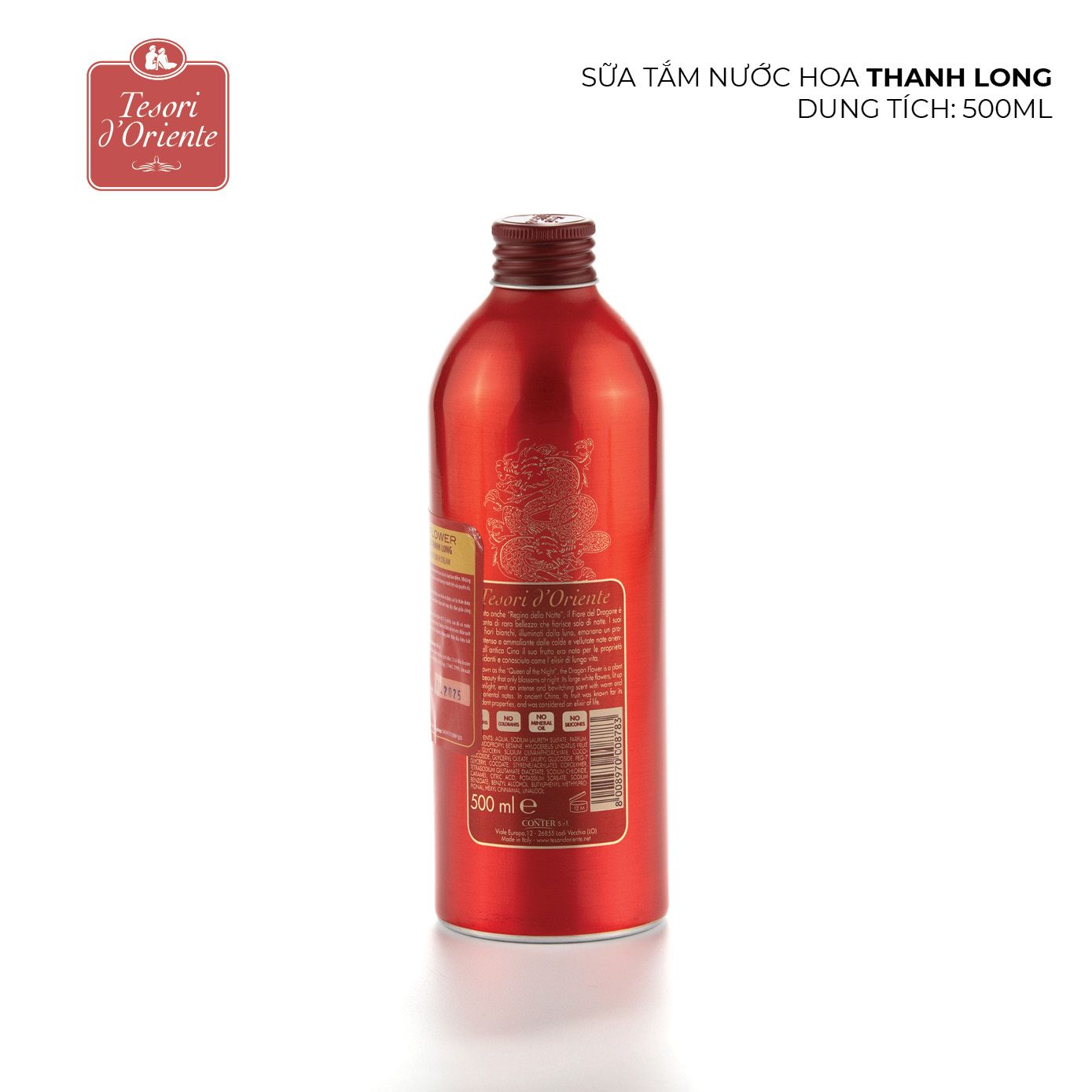 Sữa tắm nước hoa Thanh Long 500ml