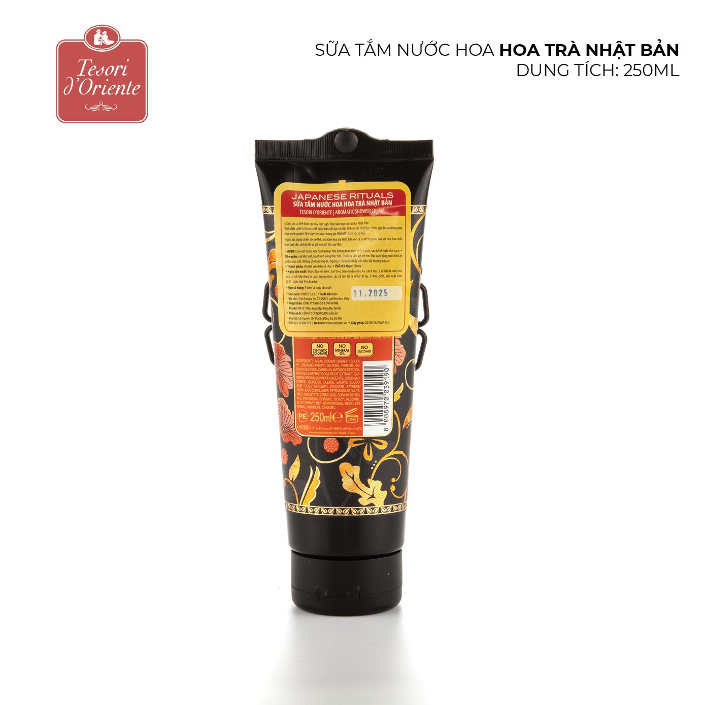 Sữa tắm nước hoa Hoa Trà Nhật Bản 250ml