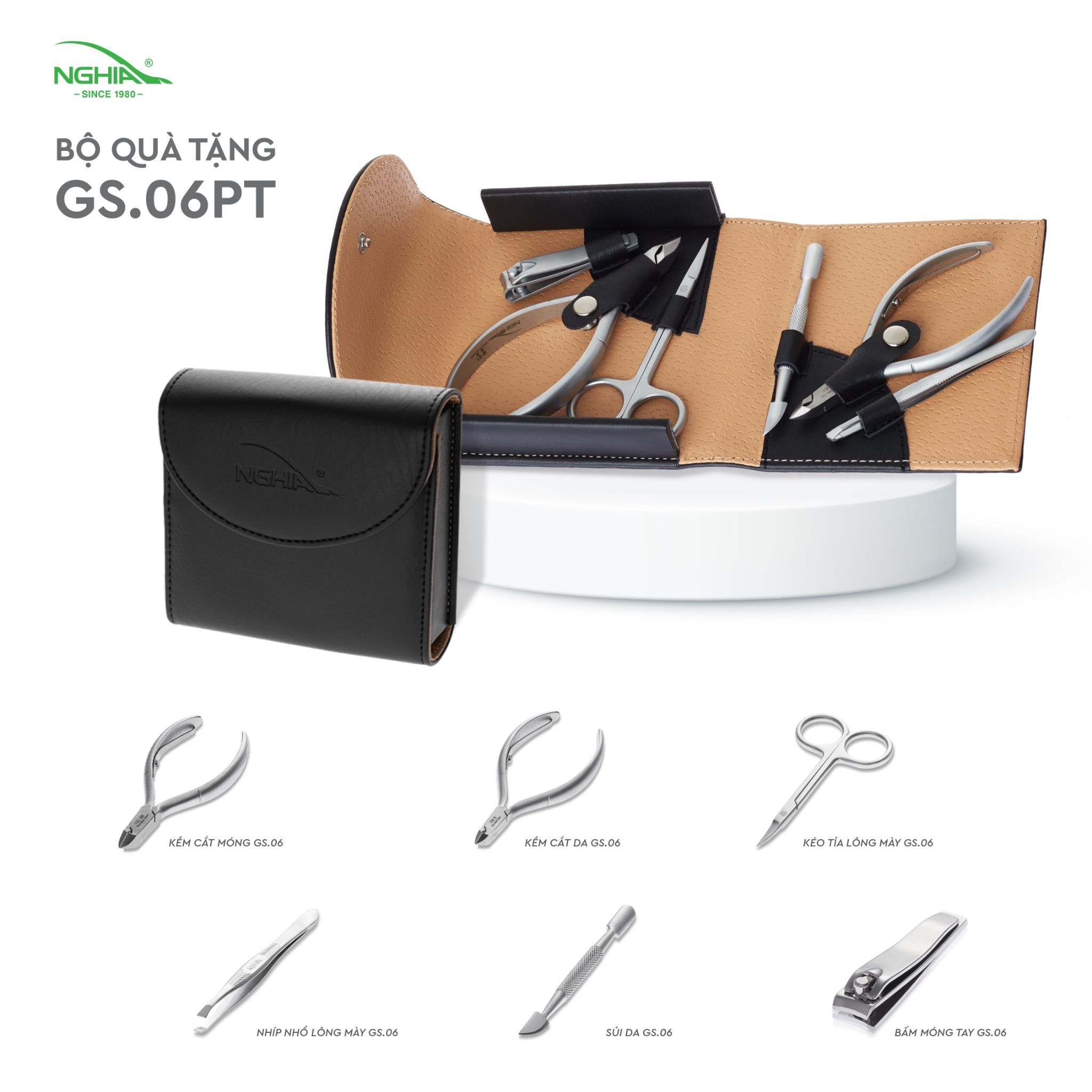 Bộ quà tặng cao cấp Kềm Nghĩa GS.06 PT