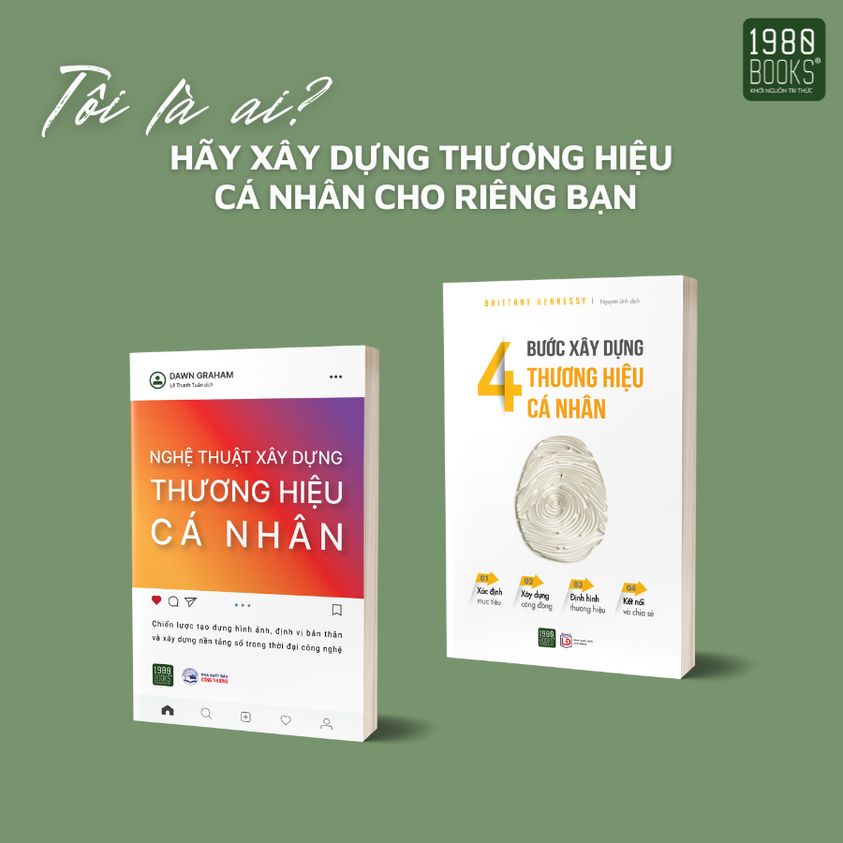  Combo Nghệ Thuật Xây Dựng Thương Hiệu Cá Nhân + 4 Bước Xây Dựng Thương Hiệu Cá Nhân 