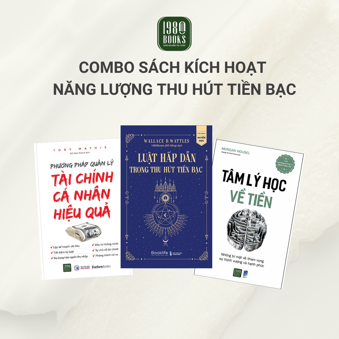  COMBO SÁCH KÍCH HOẠT NĂNG LƯỢNG THU HÚT TIỀN BẠC 