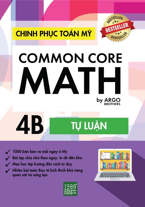  Common Core Math - Chinh Phục Toán Mỹ 4B 