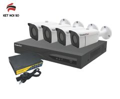 Bộ KIT IP PoE 3MP 4 kênh + switch poe (KIT/2204C-JN/4*2430RA-P)