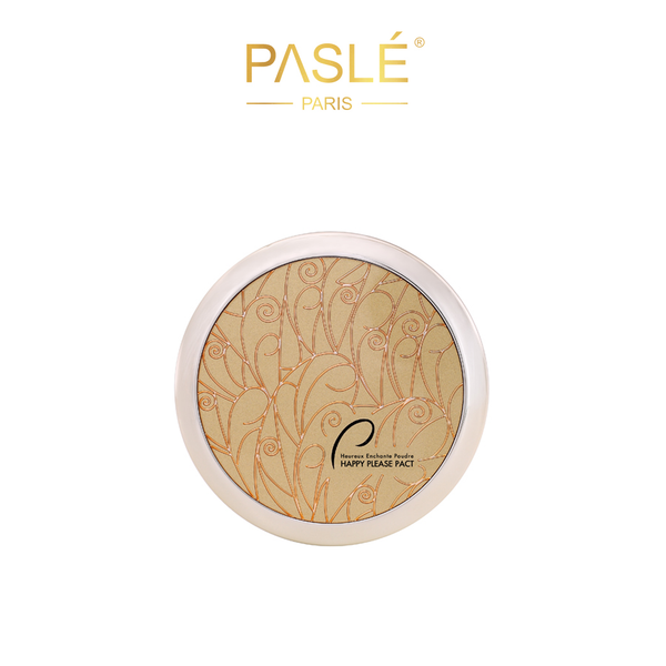 PASLÉ HAPPY PLEASE PACT - PHẤN BỘT PHỦ PASLÉ GOLDEN SIÊU MỊN (màu 01)