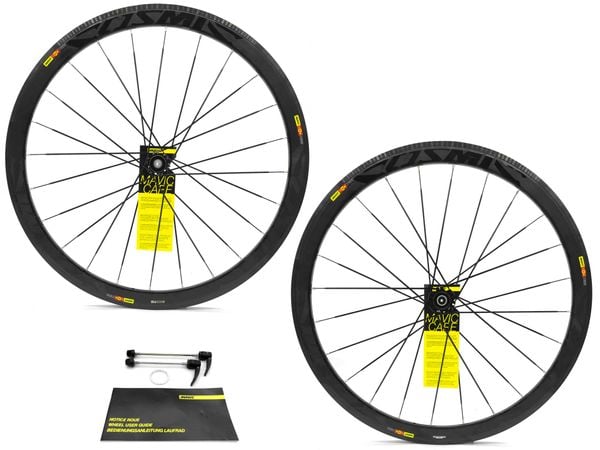 BÁNH XE ĐẠP ROAD 700c - MAVIC COSMIC - TRƯỚC 24L, SAU 24L, THẮNG DĨA CENTER LOCK - LÍP THẢ 7,8,9,10,11,12 - CĂM LÁ HẸ - HUB NHÔM