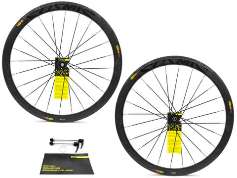 BÁNH XE ĐẠP ROAD 700c - MAVIC COSMIC - TRƯỚC 20L, SAU 20L, THẮNG DĨA CENTER LOCK - LÍP THẢ 7,8,9,10,11,12 - CĂM LÁ HẸ - HUB NHÔM