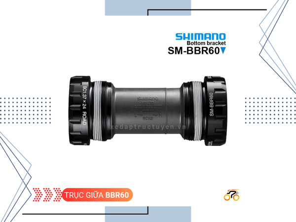 TRỤC GIỮA XE ĐẠP - SHIMANO SM BBR60 - 5800/6800/R7000/R8000 (CỐT RỖNG)