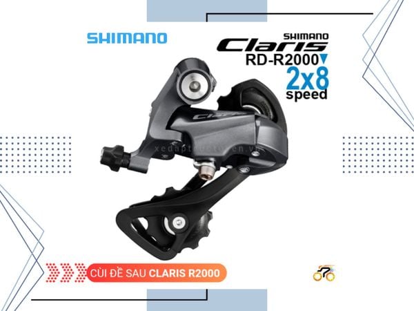 CÙI ĐỀ SAU - SHIMANO CLARIS RD R2000 - ROAD (8 TỐC ĐỘ)