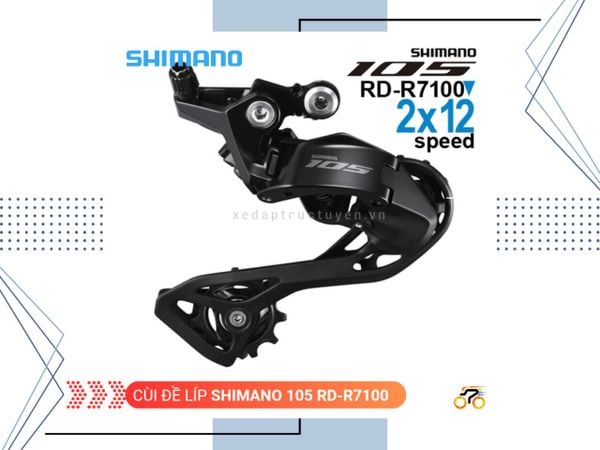 CÙI ĐỀ SAU - SHIMANO 105 - R7100 (12 TỐC ĐỘ)
