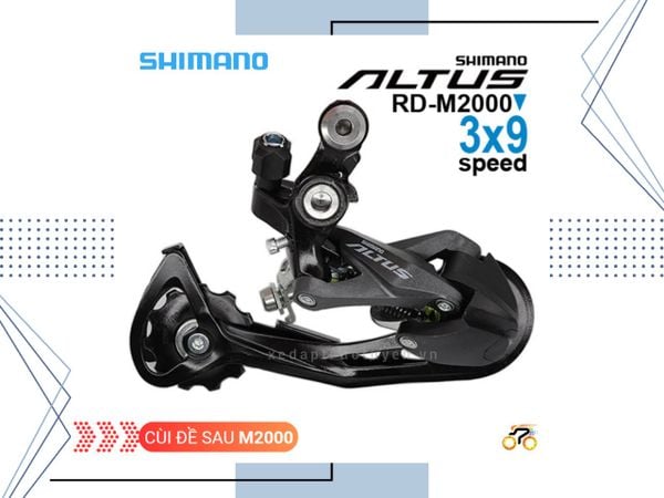 CÙI ĐỀ SAU SHIMANO ALTUS RD M2000 (9 TỐC ĐỘ)
