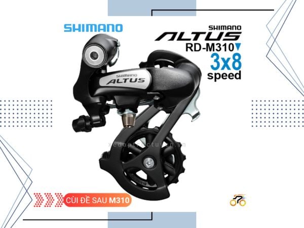 CÙI ĐỀ SAU SHIMANO ALTUS RD M310 (8 TỐC ĐỘ)