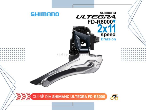 CÙI ĐỀ TRƯỚC GẮN SƯỜN - SHIMANO ULTEGRA - R8000 (2 TỐC ĐỘ)