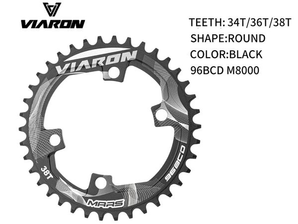 DĨA XE ĐẠP MTB - VIARON - 34T, 36T, 38T (BCD96)