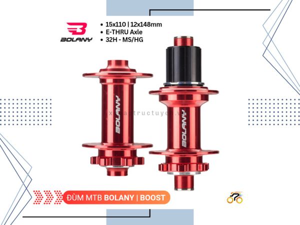 ĐÙM XE ĐẠP - HUB BOLANY - CỐI MS - TY BOOST - 6 CÓC - MTB - BẠC ĐẠN - THẮNG ĐĨA - LÍP THẢ - 32L