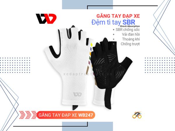 GĂNG TAY - WEST BIKING WB247 - GEL SBR - CAO CẤP - SIZE L