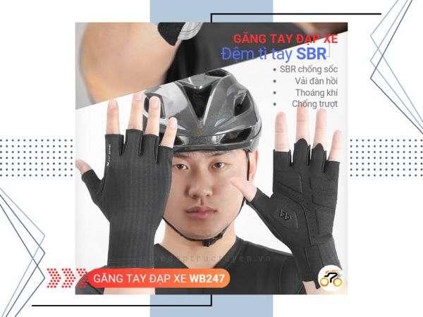 GĂNG TAY - WEST BIKING WB247 - GEL SBR - CAO CẤP - SIZE XXL
