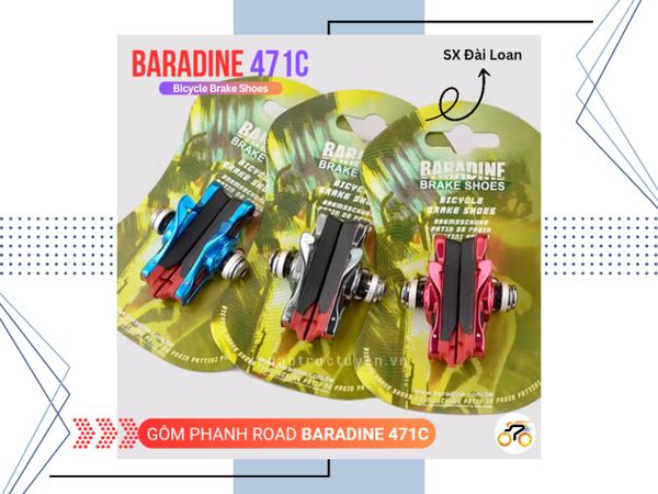 GÔM THẮNG CÀNG XE ĐẠP - BARADINE 471C - KIỂU THẮNG ROAD (1 CẶP)