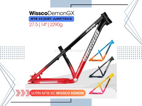 KHUNG SƯỜN XE ĐẠP MTB DIRT JUMP 27.5'' - WISSCO DEMON - SIZE 13