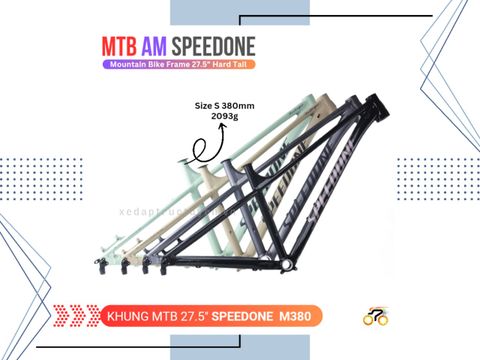 KHUNG SƯỜN XE ĐẠP MTB 27.5'' - SPEEDONE M380 - BOOST 148mm - NHÔM