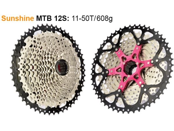 LÍP XE ĐẠP MTB - SUNSHINE 11-50T - KIỂU THẢ (12 TỐC ĐỘ)