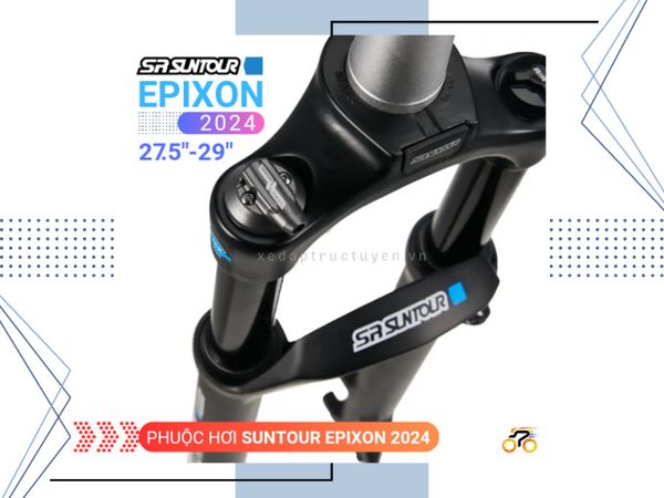 PHUỘC XE ĐẠP MTB 27.5” - SUNTOUR EPIXON 2024 - HƠI - REMOTE - THẮNG ĐĨA