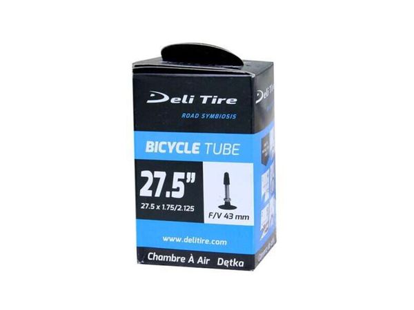 RUỘT XE ĐẠP - DELI 27.5” - 27.5x1.75-2.125 (VAN NHỎ 43MM)