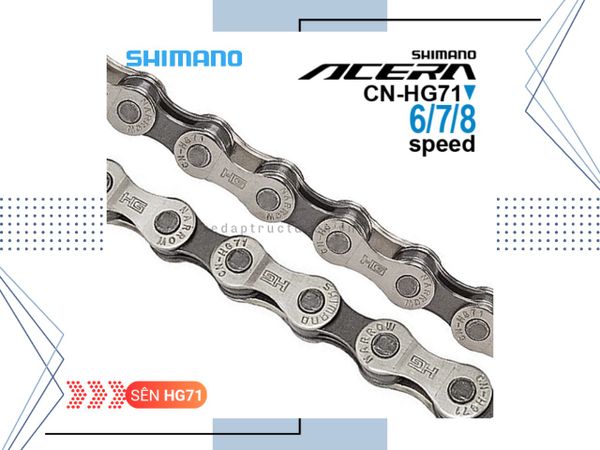 SÊN XE ĐẠP MTB - SHIMANO HG71 (6,7,8 TỐC ĐỘ)