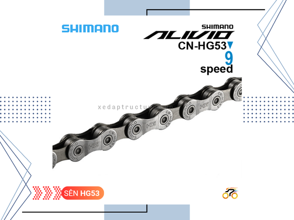 SÊN XE ĐẠP MTB - SHIMANO ALIVIO HG53 (9 TỐC ĐỘ)