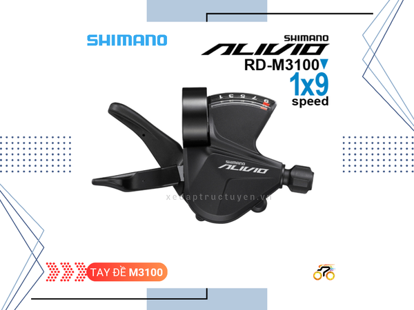 TAY ĐỀ SHIMANO ALIVIO (SAU) SL M3100 (9 TỐC ĐỘ)