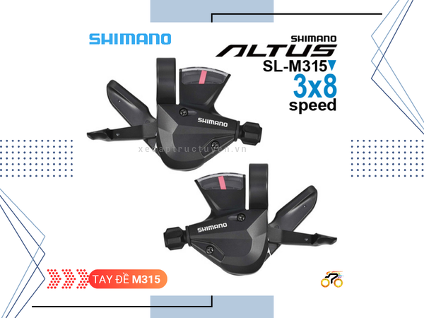 TAY ĐỀ SHIMANO ALTUS SL M315 (3x8 TỐC ĐỘ)