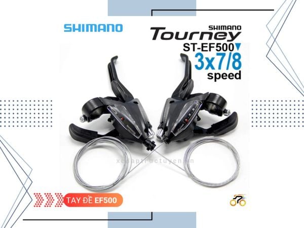 TAY ĐỀ SHIMANO ST EF51 / EF500 TÍCH HỢP TAY THẮNG (3x8 TỐC ĐỘ)