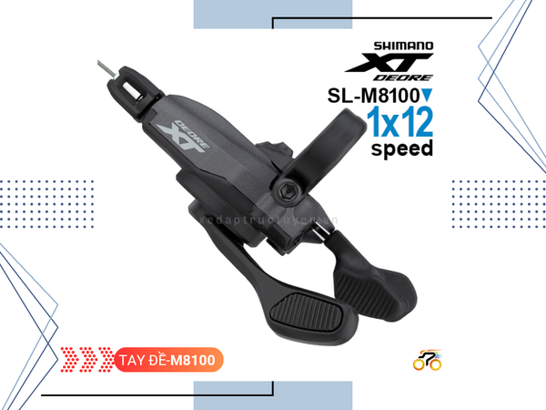 TAY ĐỀ SHIMANO DEORE XT SL M8100 (12 TỐC ĐỘ)