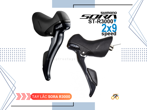TAY LẮC - SHIMANO SORA ST R3000 - DÂY ÂM (2x9 TỐC ĐỘ)