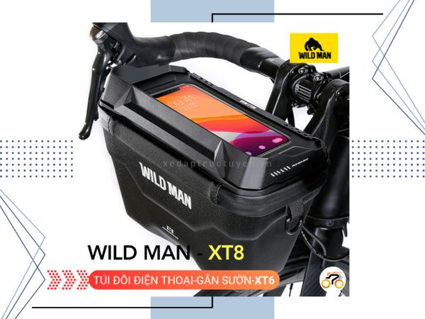 TÚI GẮN TAY LÁI - ĐIỆN THOẠI - WILD MAN XT8