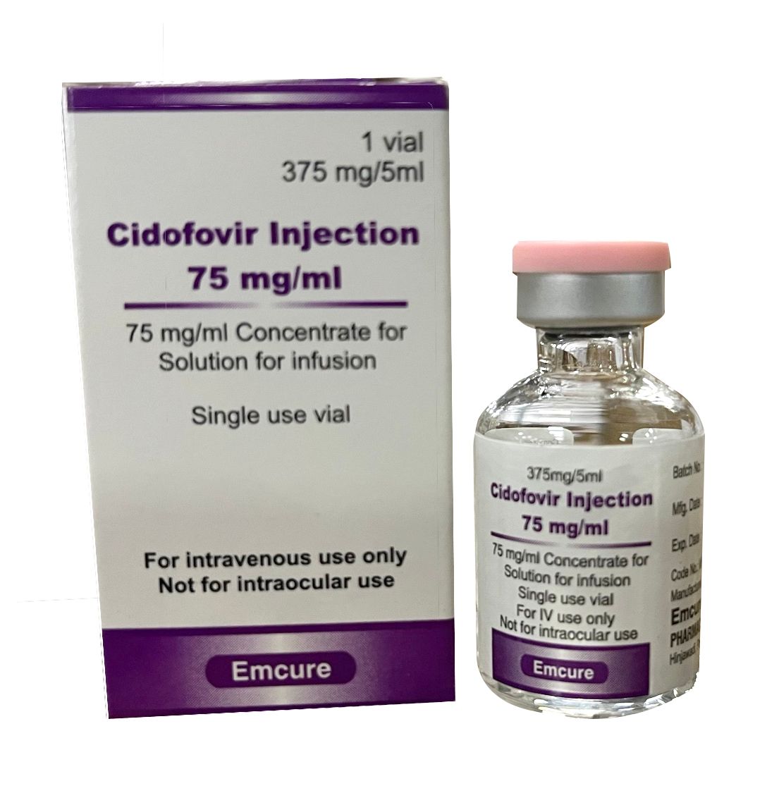 Cidofovir Injection USP 375 mg/ml