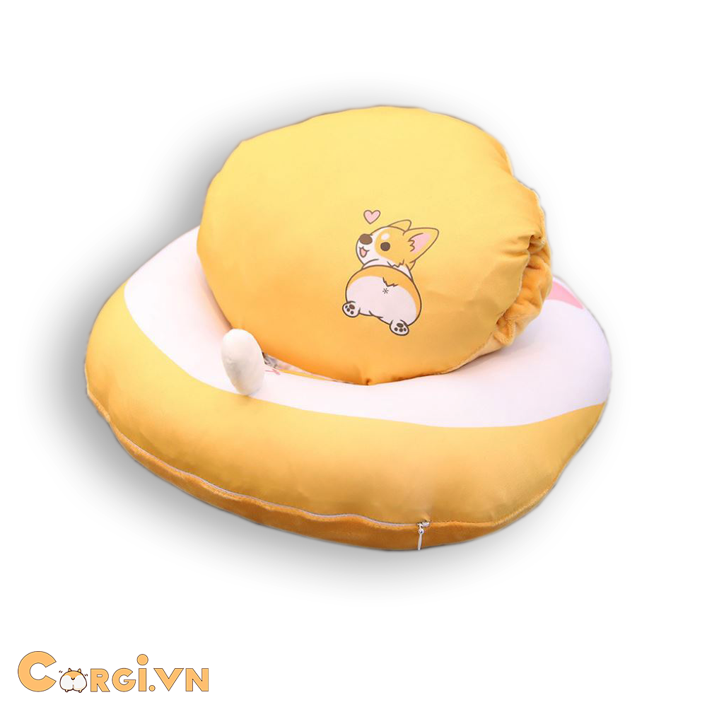COMBO GỐI CỔ - TRÙM TAY CORGI