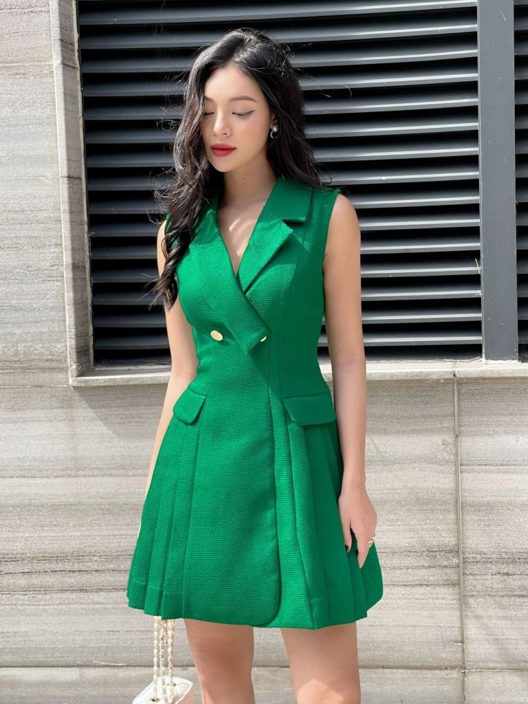 Eleanor Dress Green