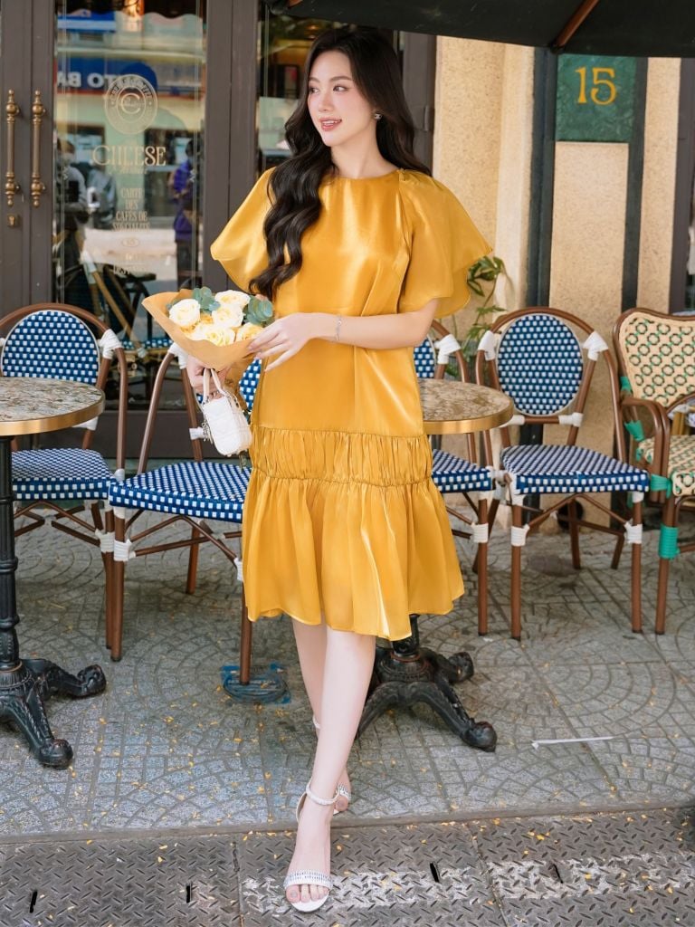 Cheryl Dress Yellow
