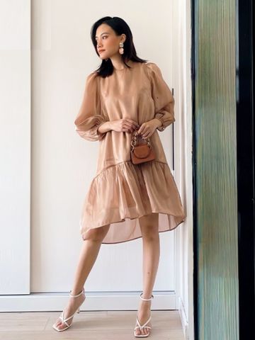 Vera Dress Beige