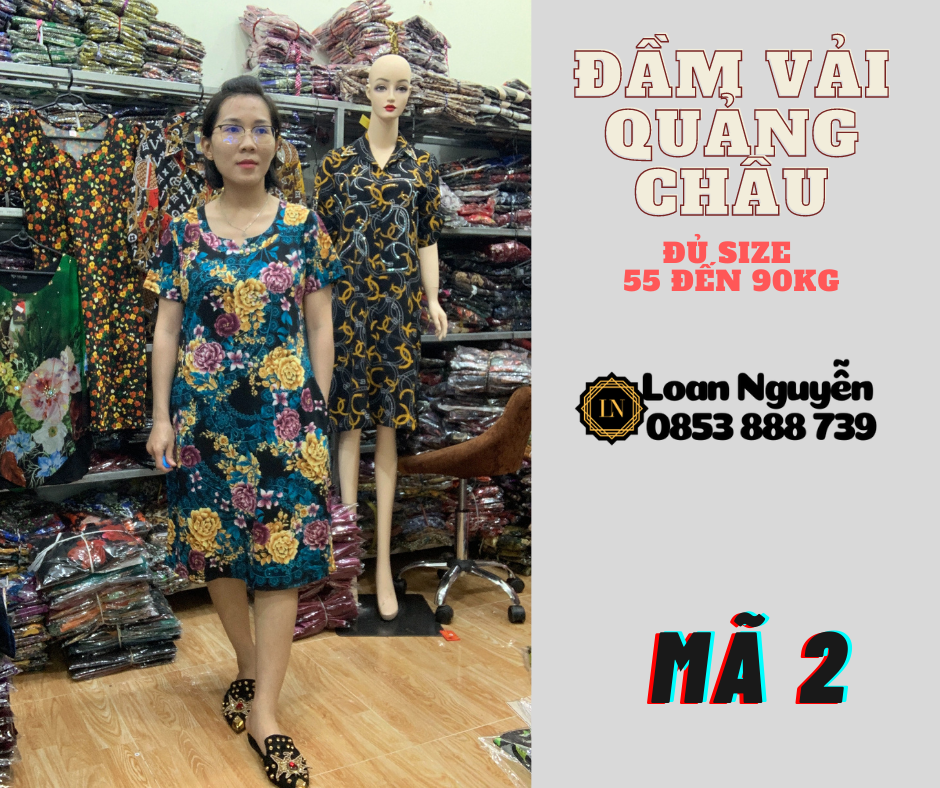 Đầm Fom chữ A 55 đến 85kg OK