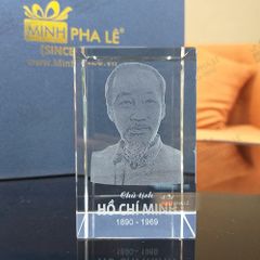 Khối pha lê 3d Bác Hồ 3D-035