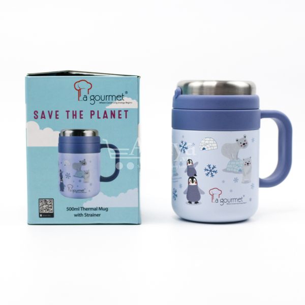 Ly Giữ Nhiệt La gourmet Save The Planet 500ml - Mỹ