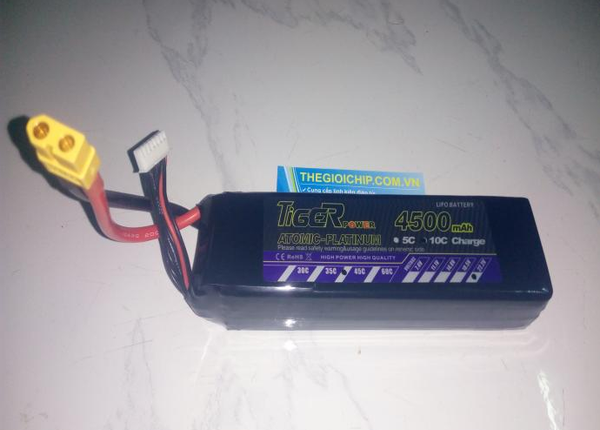 PIN LIPO TIGER 6S 4500mAh 45C