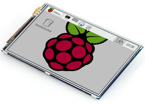 Màn hình LCD 3.5'' Raspberry Pi cảm ứng điện trở