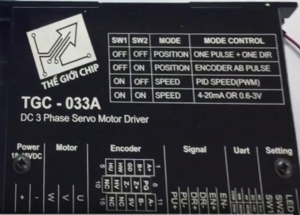 Driver PID Servo DC 3 Phase