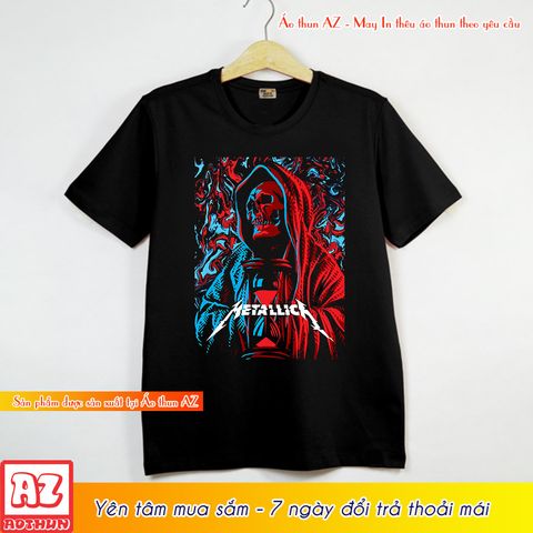  Áo thun Nam in hình Metallica 3D - BIGSIZE 3XL 4XL 5XL 6XL 7XL F2867 